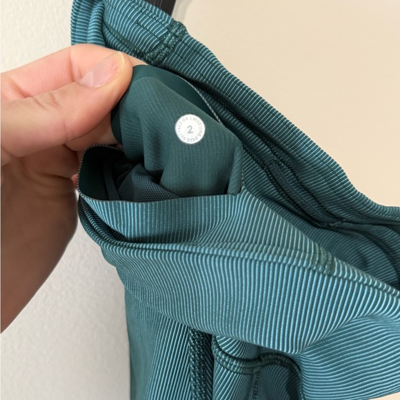 Lululemon Base Pace High Rise Tight 25" * Two-Tone Ribbed - Picture 7 of 7